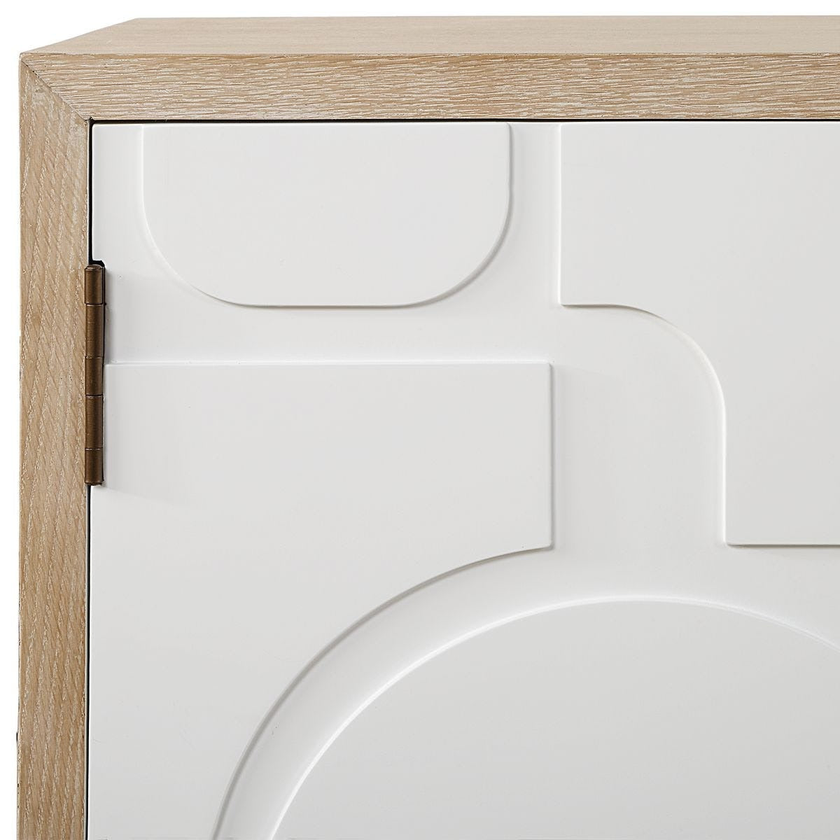 Weimar 2 Door White Cabinet by Uttermost