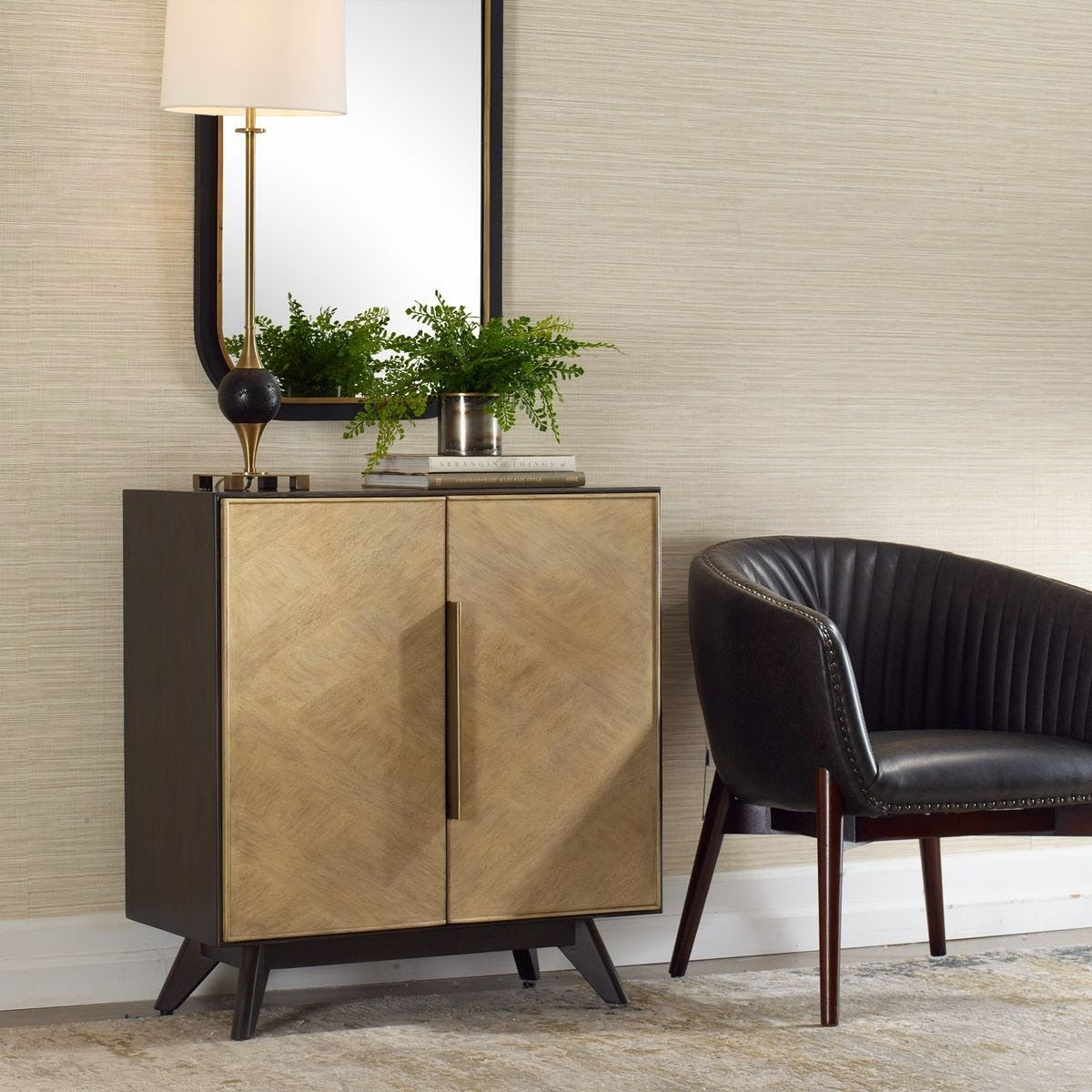Reina Modern 2 Door Cabinet by Uttermost