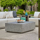 Hesston Outdoor Concrete Coffee Table by Uttermost