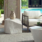 Parra Limestone Indoor/Outdoor Side Table by Uttermost