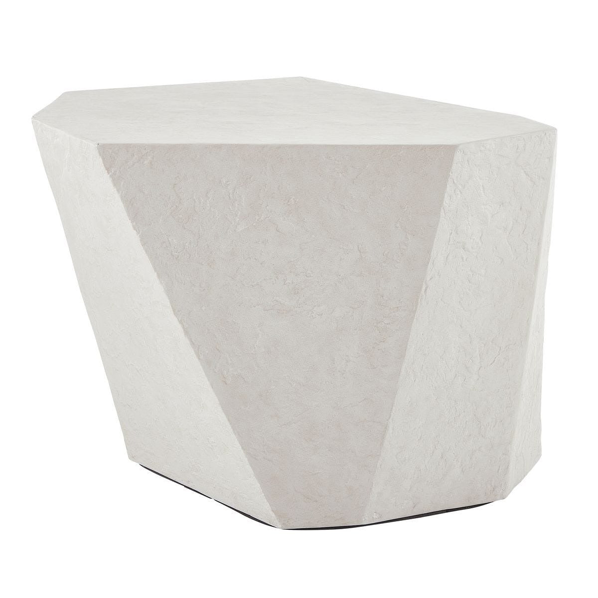 Parra Limestone Indoor/Outdoor Side Table by Uttermost