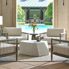 Parra Limestone Outdoor Coffee Table by Uttermost