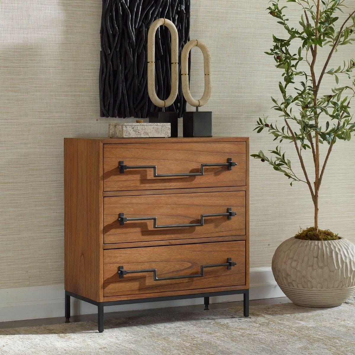 Jory Natural Wood Accent Chest by Uttermost