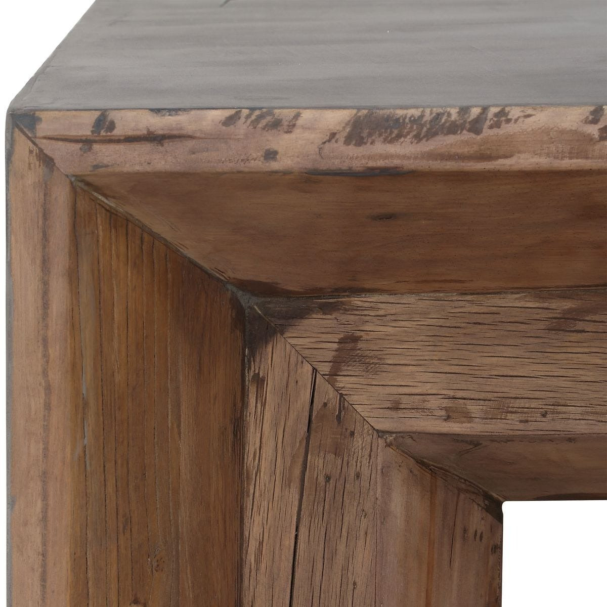 Vail Coffee Table in Grey Elm by Uttermost