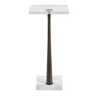 Pelton Marble Glass Drink Table by Uttermost