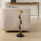Remolino Bronze Drink Table by Uttermost