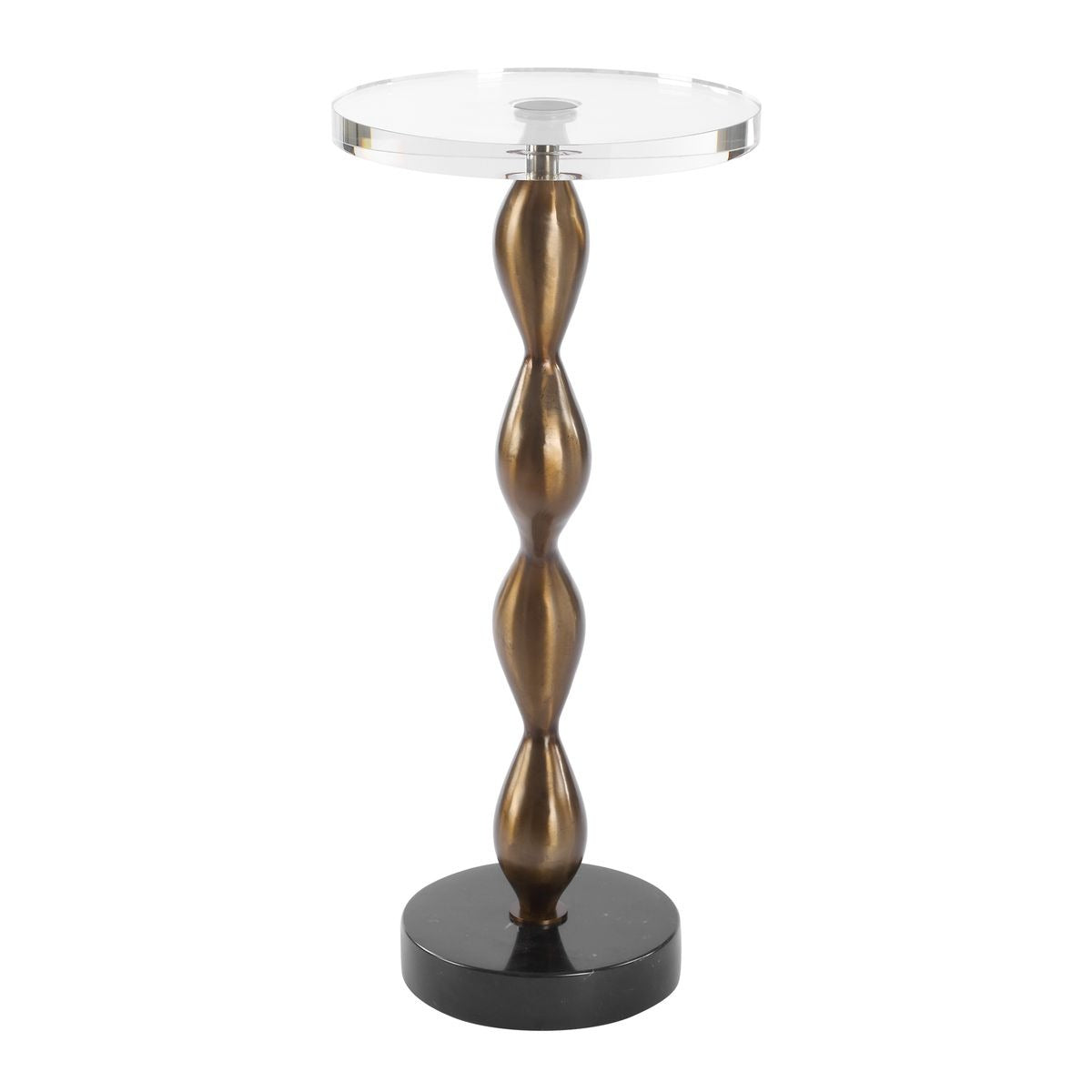 Remolino Bronze Drink Table by Uttermost