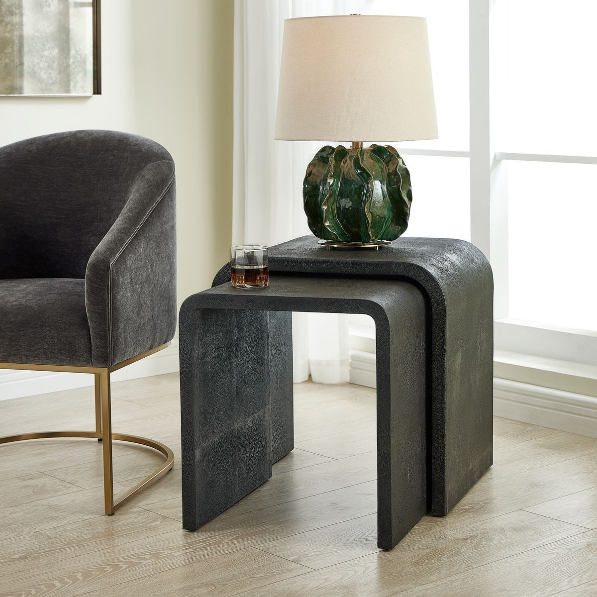 Interpose Nesting Side Table Set of 2 by Uttermost
