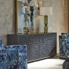 Stevenson Chiseled 4 Door Cabinet by Uttermost