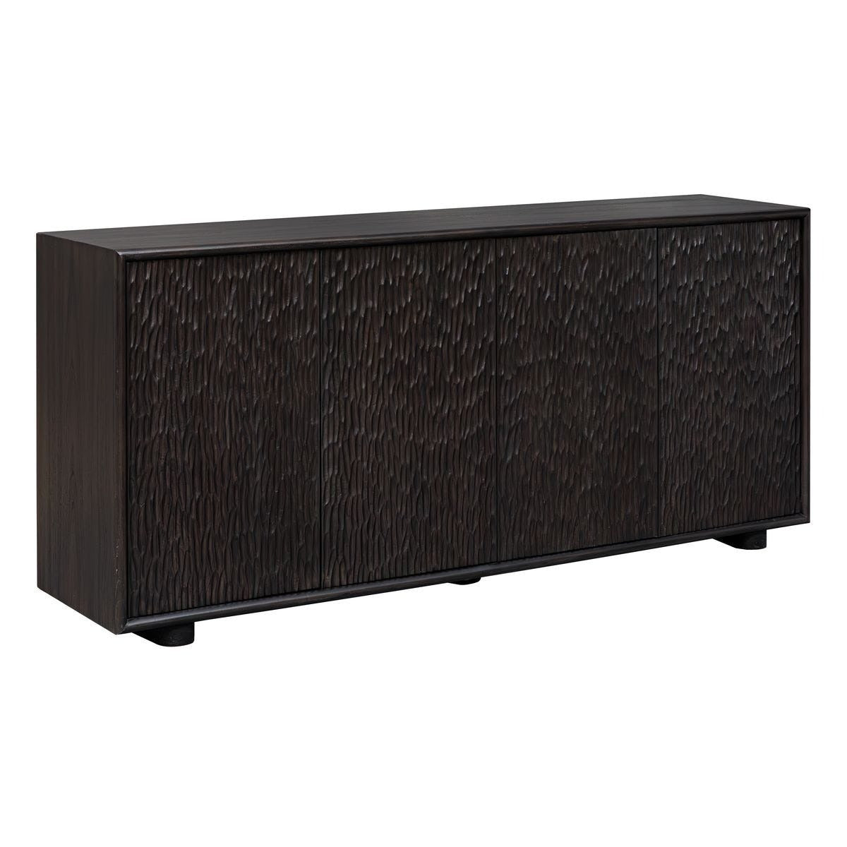Stevenson Chiseled 4 Door Cabinet by Uttermost