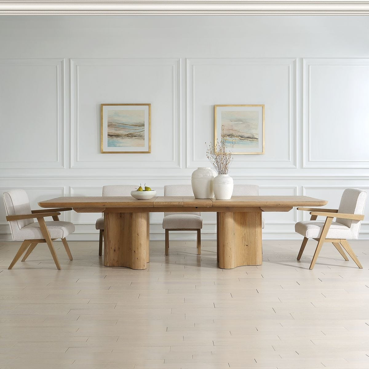 Cecelia Oak Extending Dining Table by Uttermost