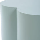 Beven Outdoor Light Blue Accent Table by Uttermost