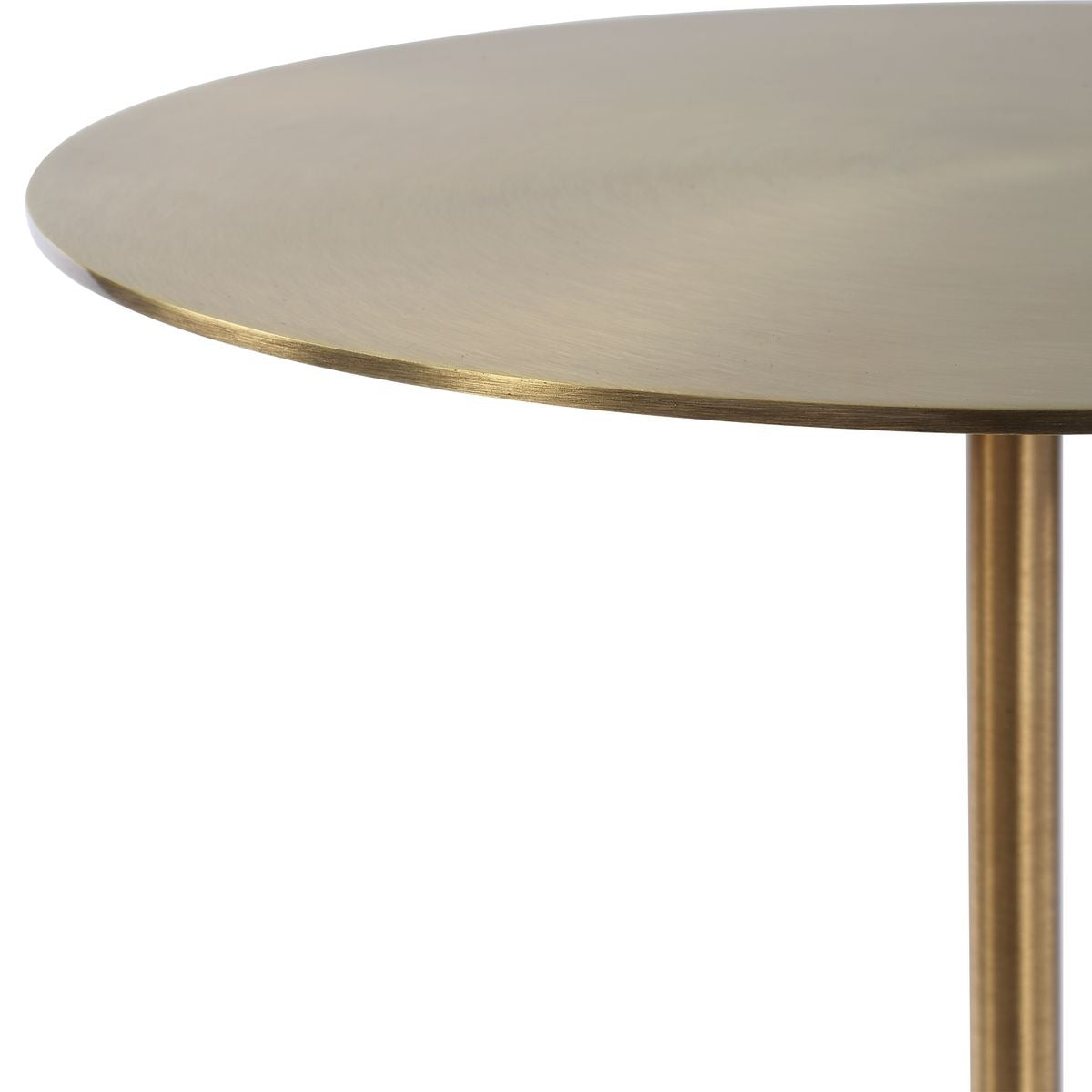 Verlin Brass Drink Table by Uttermost