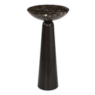 Hastings Accent Table in Brown Marble by Uttermost