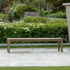 Forsyth Dark Gray Outdoor Bench by Uttermost