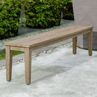 Forsyth Dark Gray Outdoor Bench by Uttermost