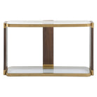Ryles Glass Console Table by Uttermost