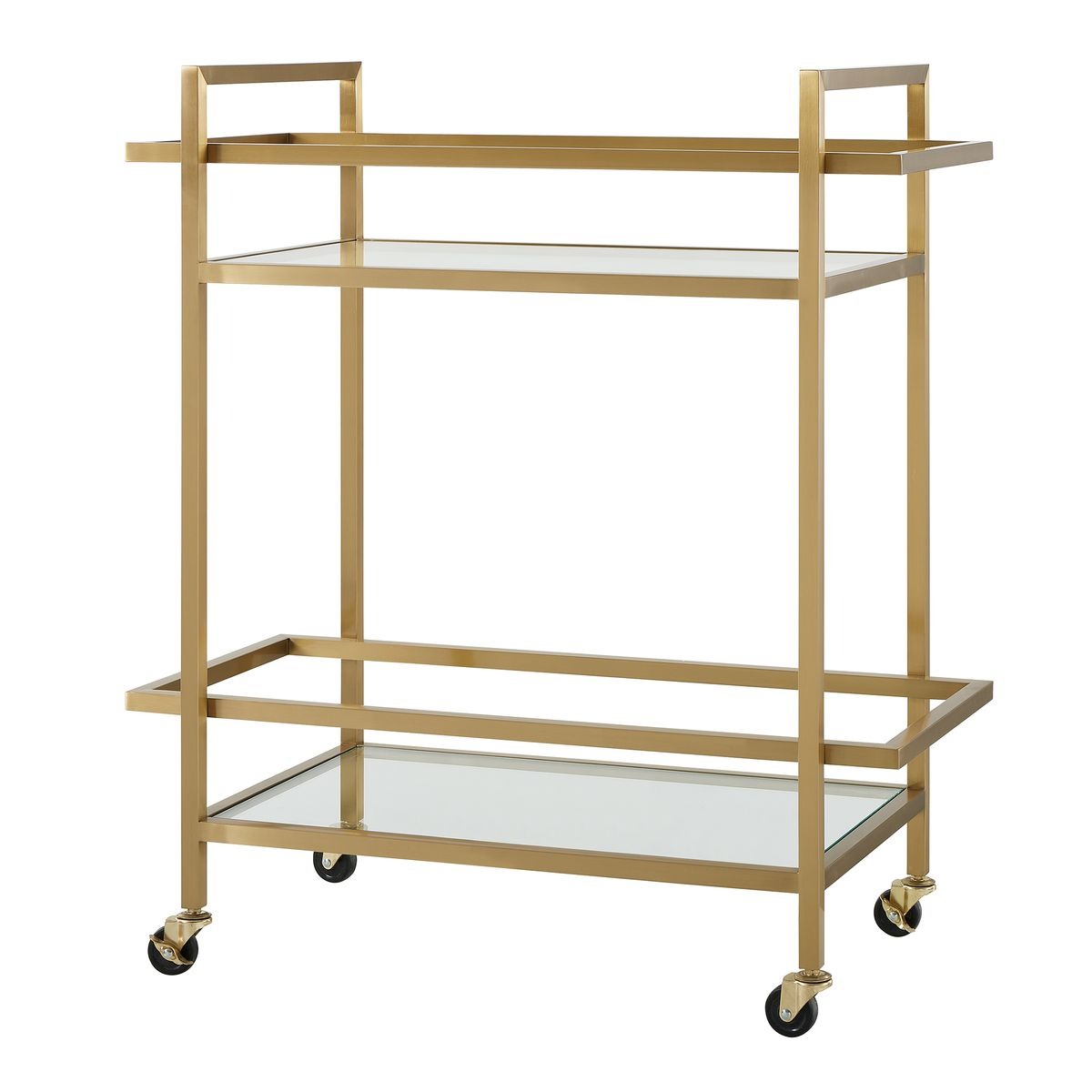 Erena Brass Bar Cart by Uttermost