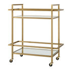 Erena Brass Bar Cart by Uttermost