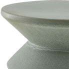 Imogene Garden Stool in Seafoam Glaze by Uttermost