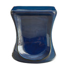 Kaz Deep Blue Garden Stool by Uttermost