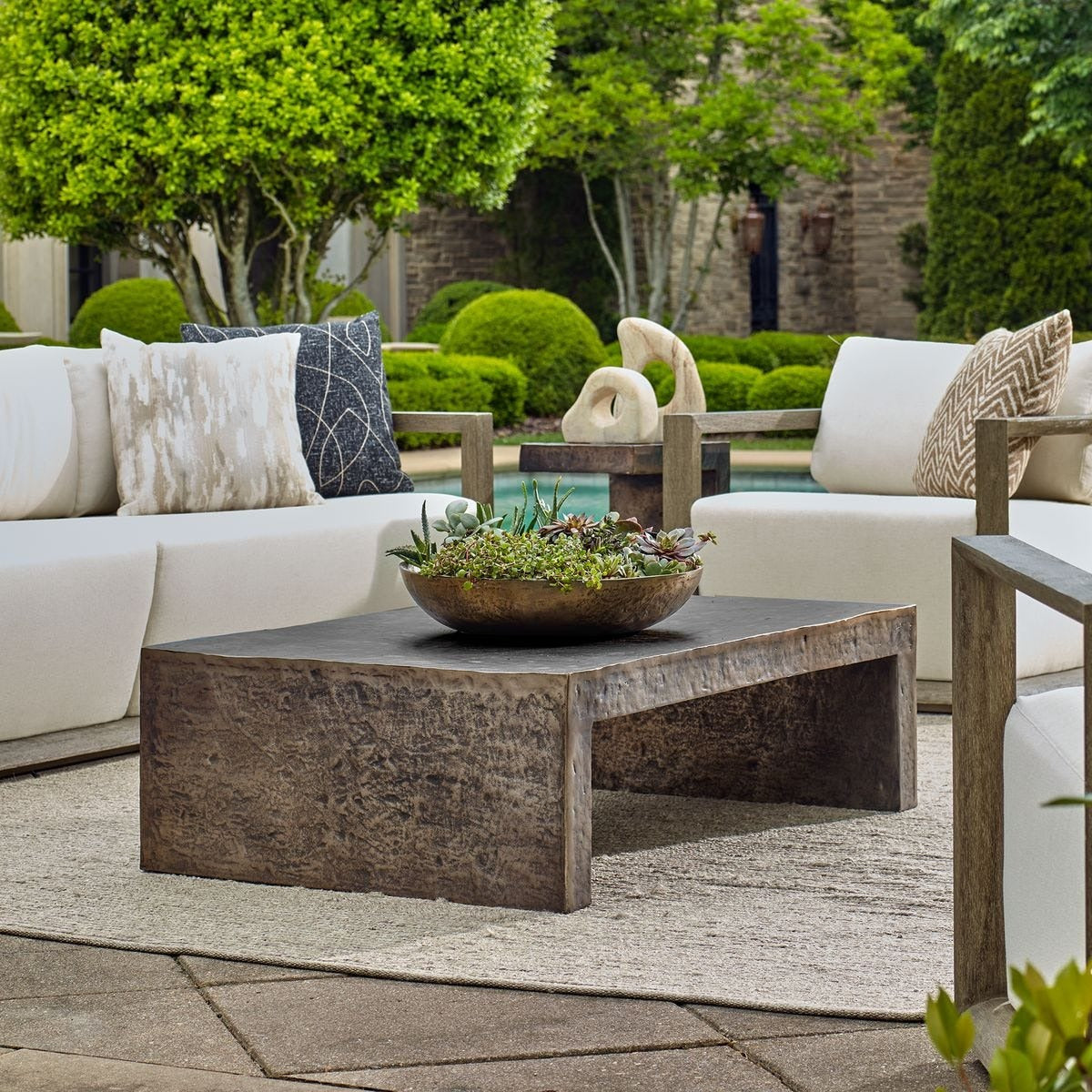 Obra Outdoor Coffee Table by Uttermost