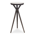 Tilton White Marble Accent Table by Uttermost