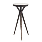 Tilton White Marble Accent Table by Uttermost
