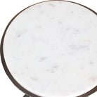 Tilton White Marble Accent Table by Uttermost