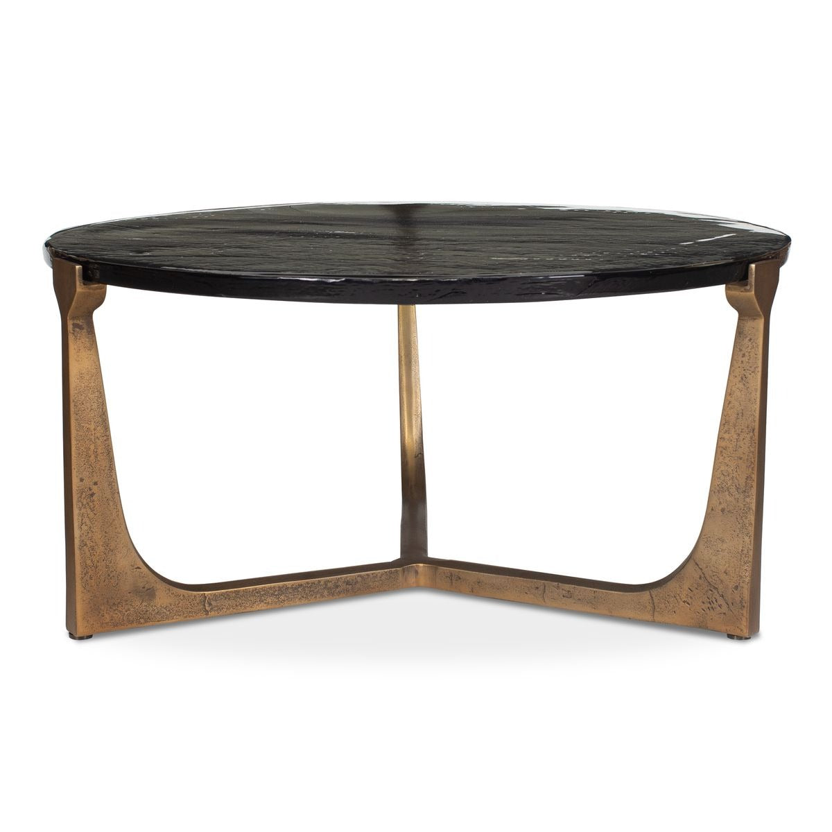 Bohdi Outdoor Brass Coffee Table by Uttermost