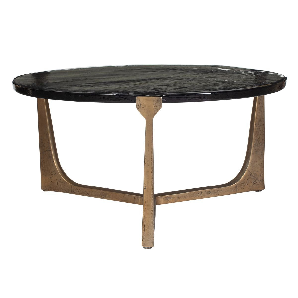 Bohdi Outdoor Brass Coffee Table by Uttermost