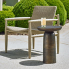 Joppa Dark Bronze Outdoor Accent Table by Uttermost