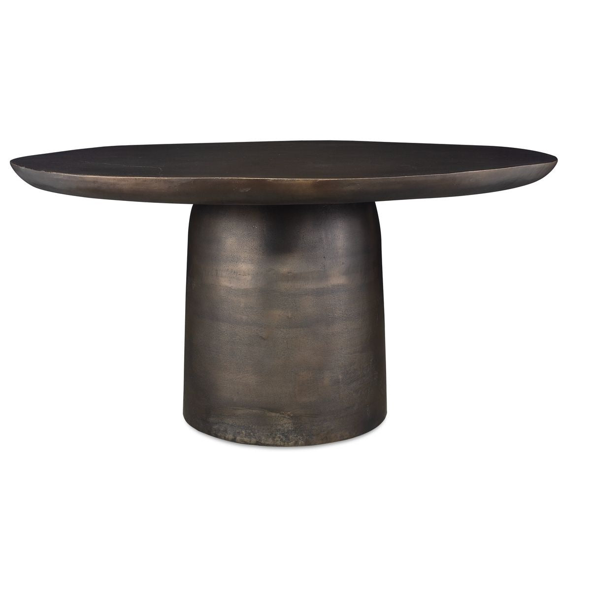 Madrone Indoor-Outdoor Dining Table in Golden Dark Bronze by Uttermost
