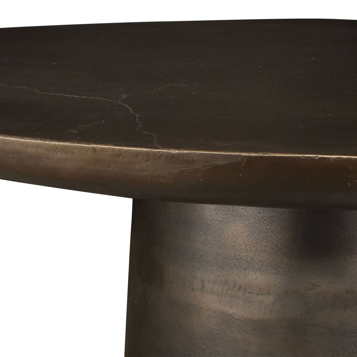 Madrone Indoor-Outdoor Dining Table in Golden Dark Bronze by Uttermost