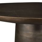 Madrone Indoor-Outdoor Dining Table in Golden Dark Bronze by Uttermost