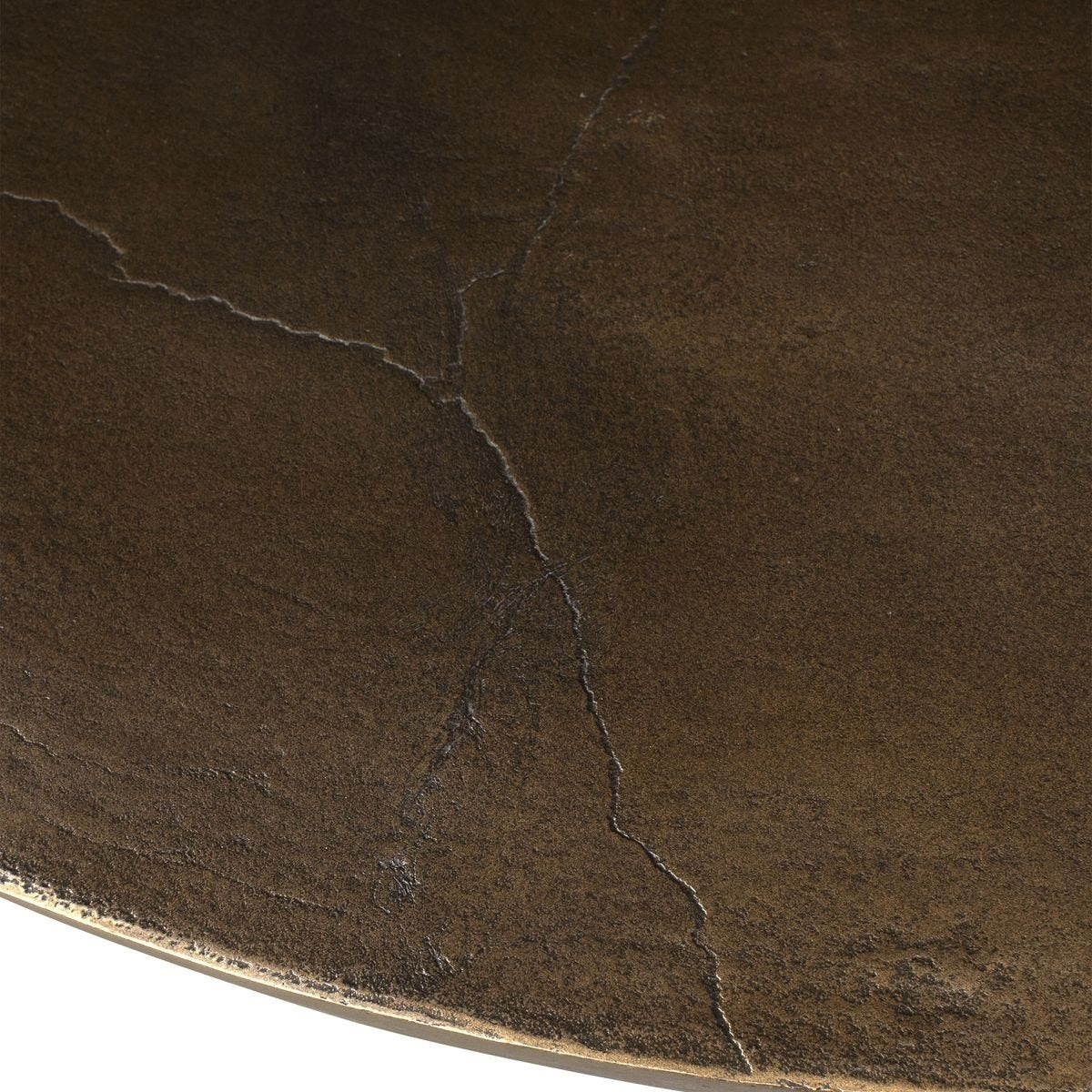Madrone Indoor-Outdoor Dining Table in Golden Dark Bronze by Uttermost
