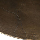 Madrone Indoor-Outdoor Dining Table in Golden Dark Bronze by Uttermost