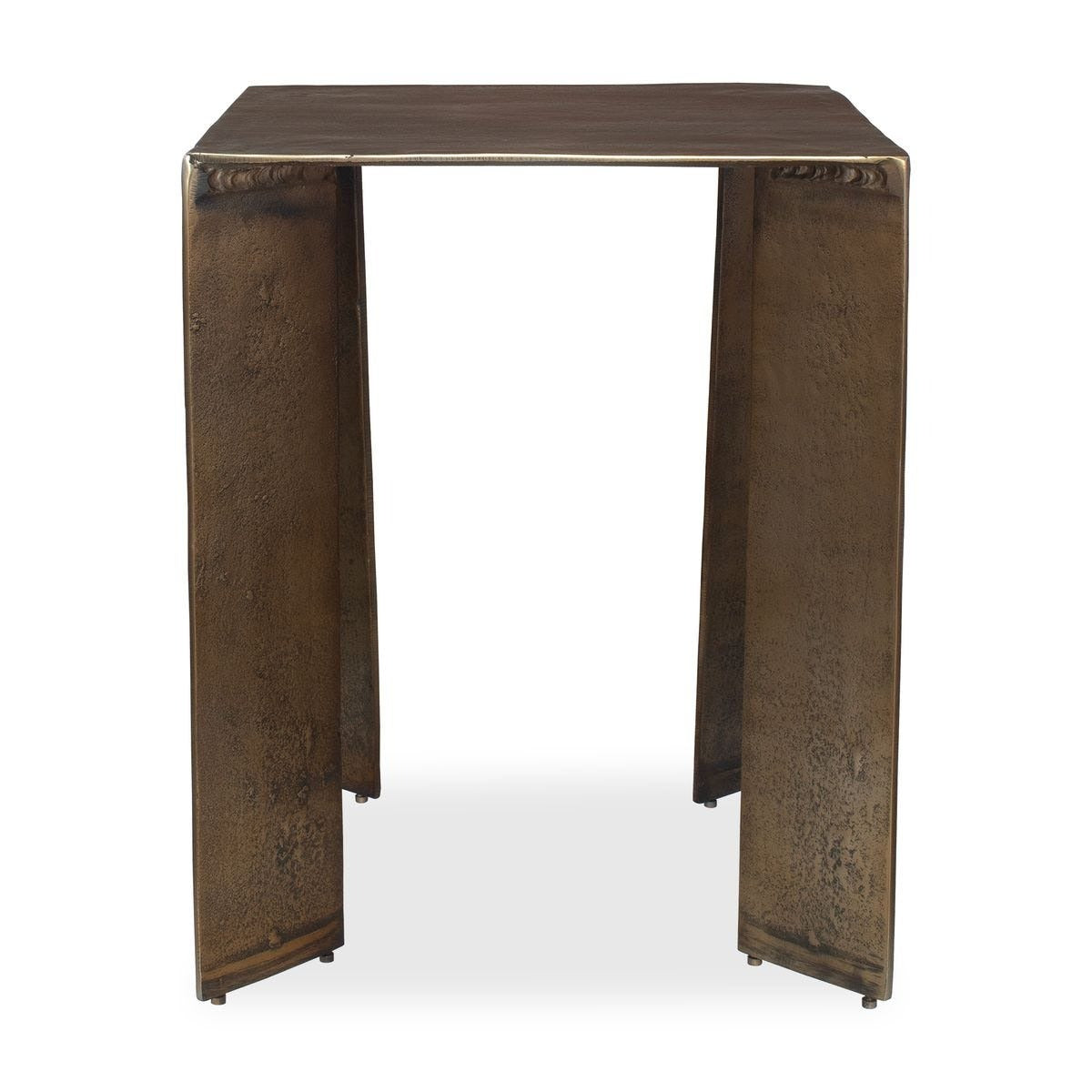 Reade Indoor-Outdoor Accent Table in Brass by Uttermost