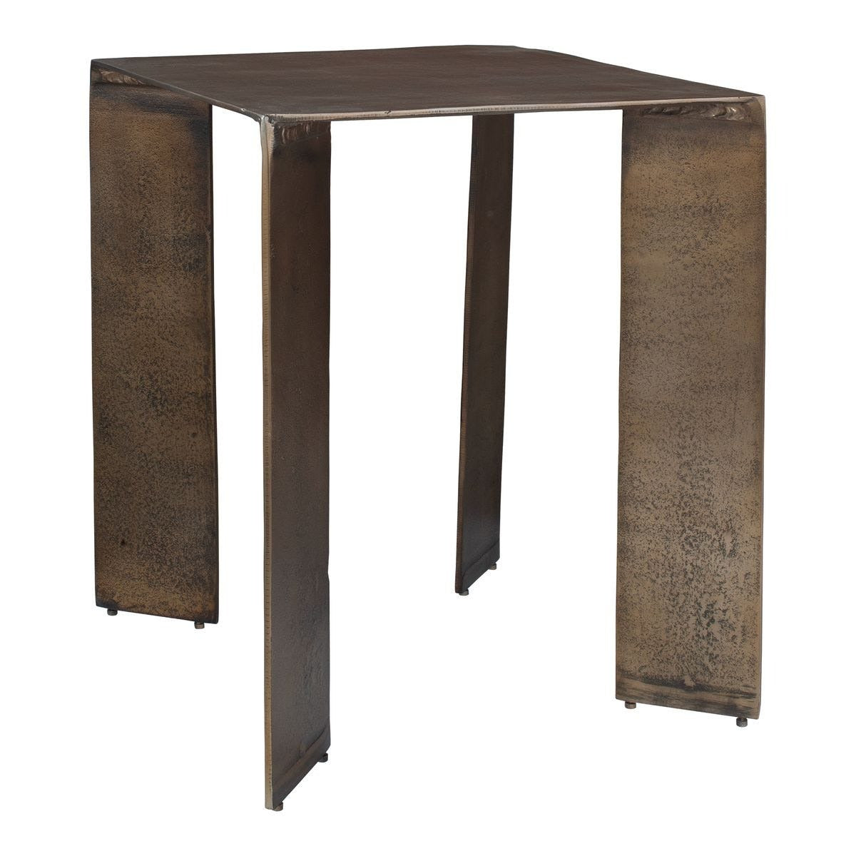 Reade Indoor-Outdoor Accent Table in Brass by Uttermost
