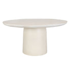 Madrone Indoor-Outdoor Dining Table in Warm White by Uttermost