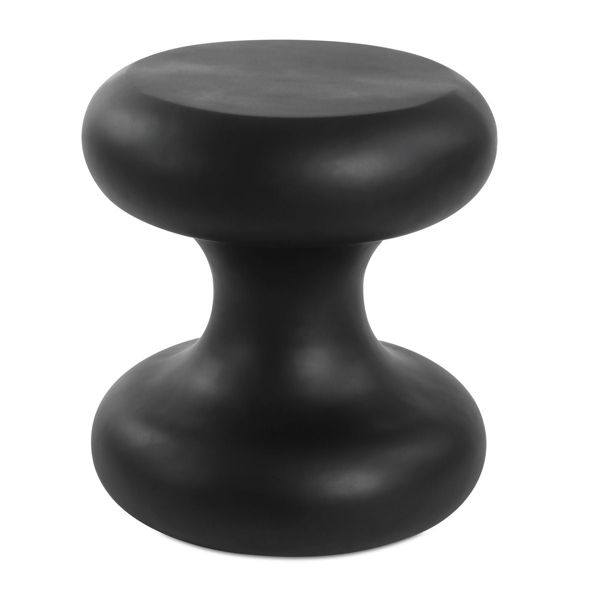 Robles Indoor/Outdoor Accent Table in Black by Uttermost