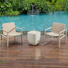 Alma Concrete Indoor/Outdoor Side Table by Uttermost