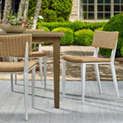 Calbas White Outdoor Dining Chair by Uttermost