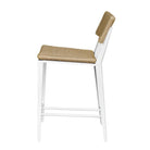 Calbas White Outdoor Counter Stool by Uttermost