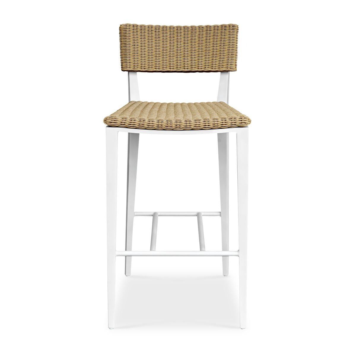 Calbas White Outdoor Bar Stool by Uttermost