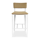 Calbas White Outdoor Bar Stool by Uttermost