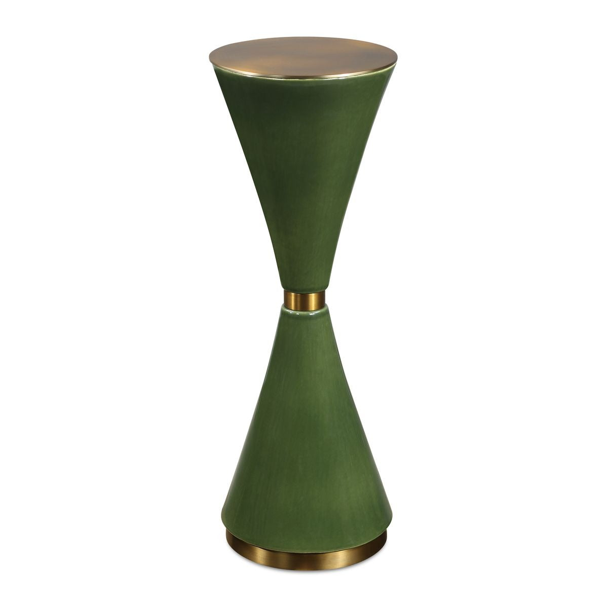 Ronde Jade Green Drink Table by Uttermost