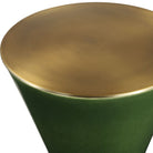 Ronde Jade Green Drink Table by Uttermost