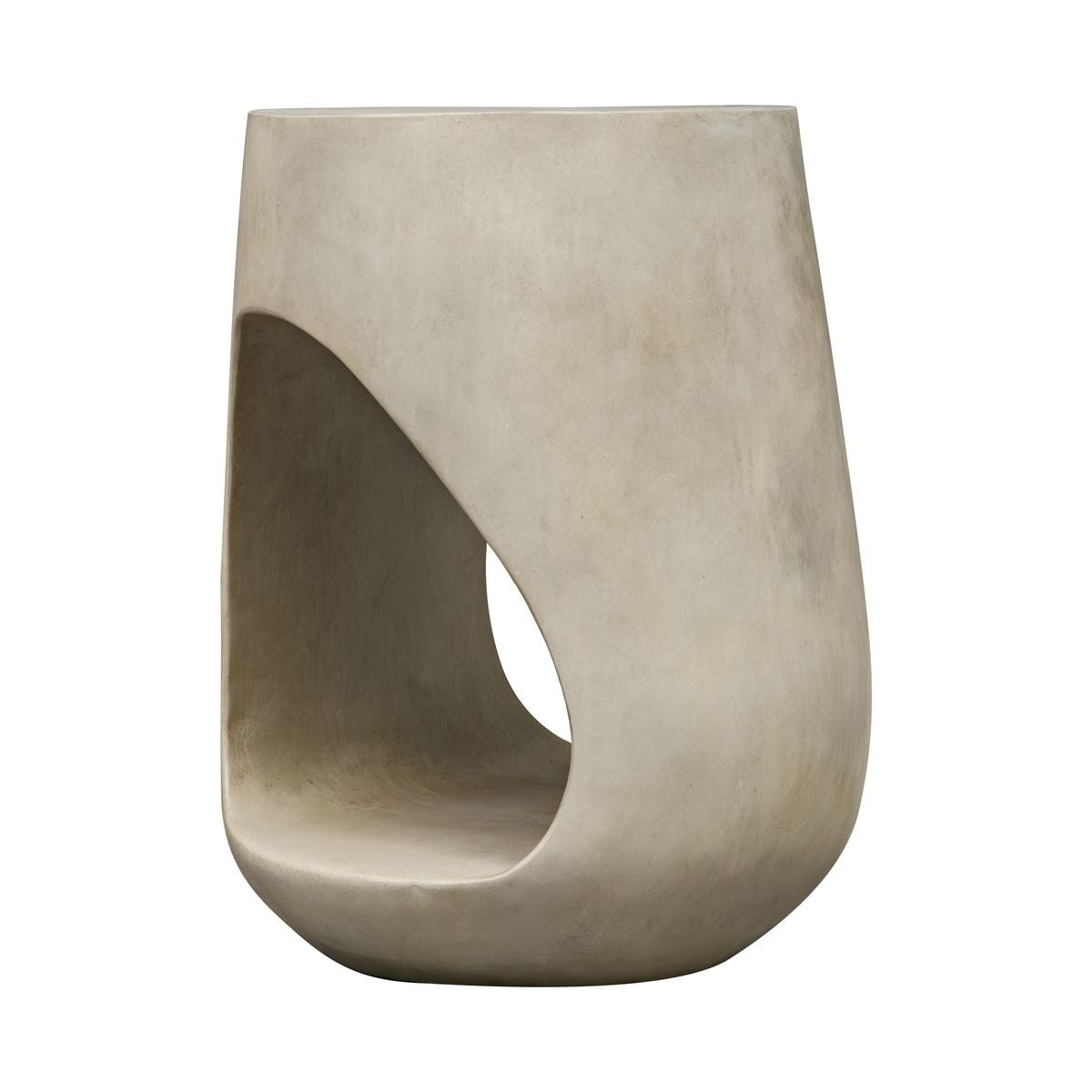 Lithos Indoor/Outdoor Accent Table in Grey by Uttermost