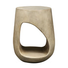 Lithos Indoor/Outdoor Accent Table in Grey by Uttermost